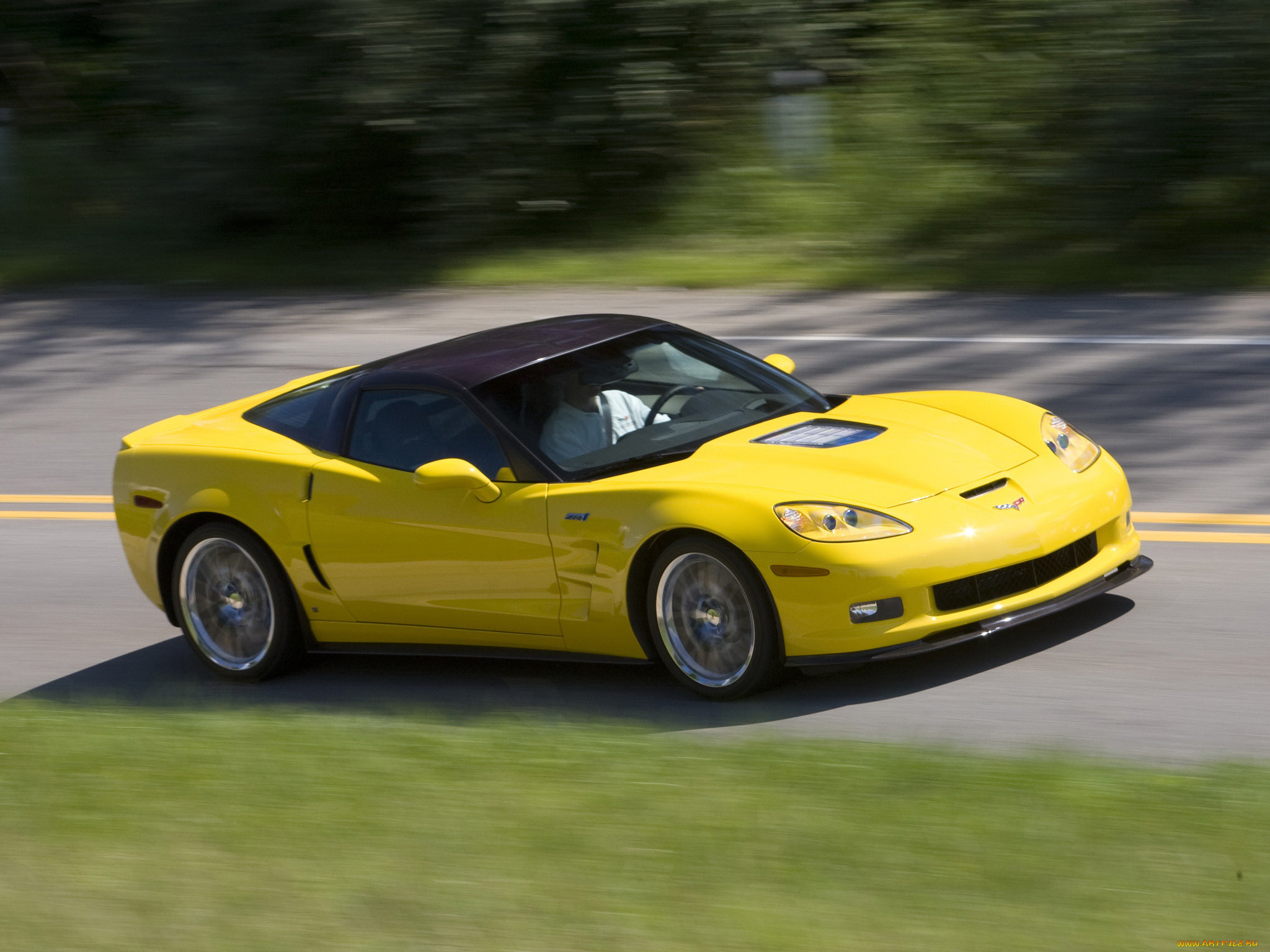 Chevrolet Corvette zr1 Yellow girl